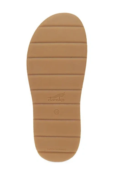 Dansko Bridget Platform Wedge Slide Sandal In Purple