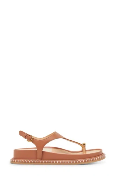 Dolce Vita Stefan Gemstone Sandal In Caramel Suede