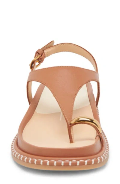 Dolce Vita Stefan Gemstone Sandal In Caramel Suede
