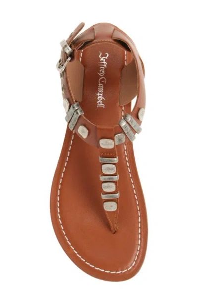 Jeffrey Campbell Leif Sandal In Brown
