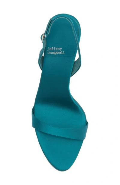 Jeffrey Campbell Go-getter Sandal In Blue