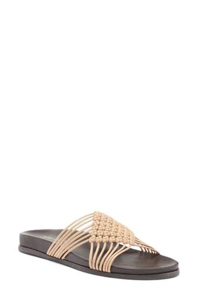 Jeffrey Campbell Plait Sandal In Sand
