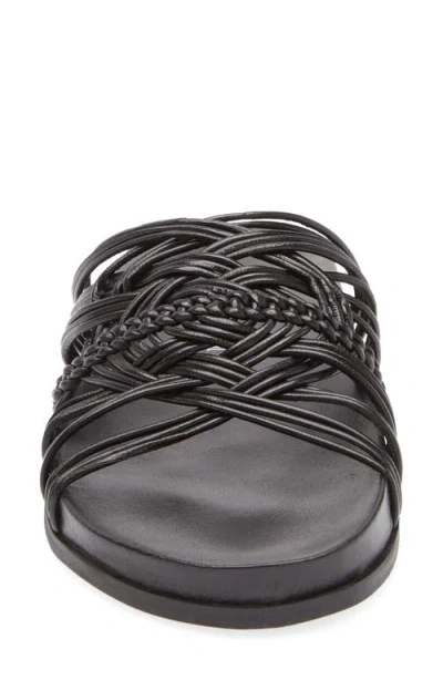 Jeffrey Campbell Intwined Slide Sandal In Black