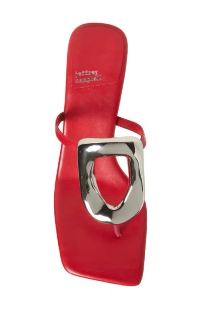 Jeffrey Campbell Linq-up-2 Sandal In Red