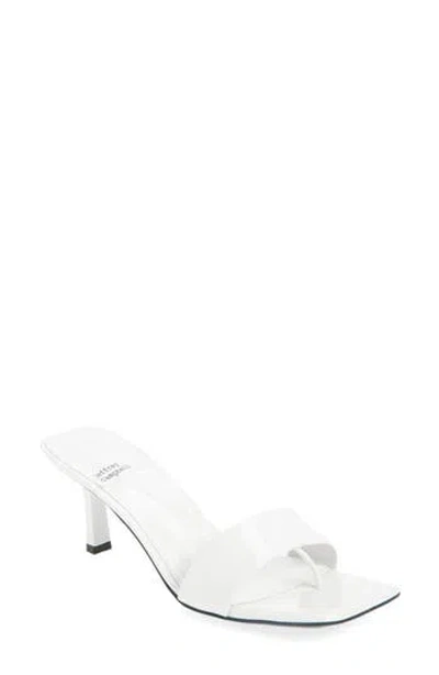 Jeffrey Campbell Capture Slide Sandal In White