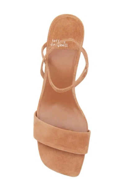 Jeffrey Campbell Adapt Ankle Strap Sandal In Brown