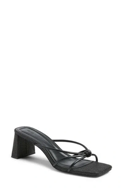 Open Edit Jamie Block Heel Sandal In Black