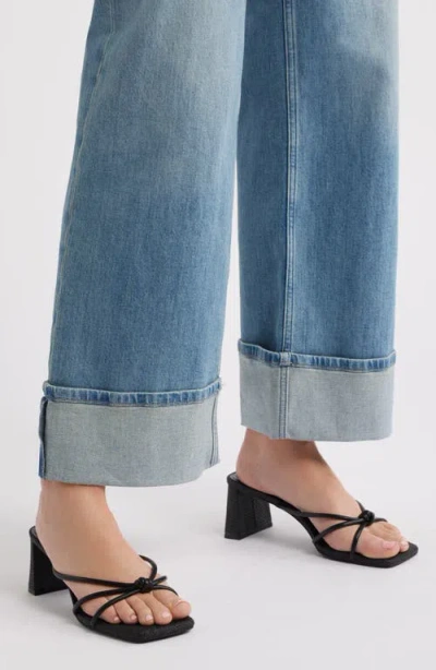 Open Edit Jamie Block Heel Sandal In Black