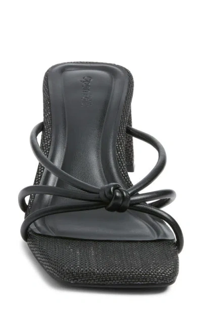 Open Edit Jamie Block Heel Sandal In Black