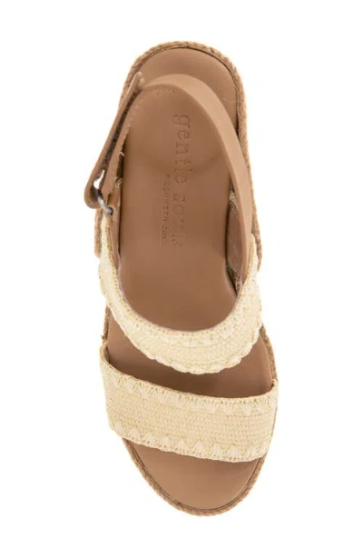 Gentle Souls Women's Evora Wedge Sandals In Multi