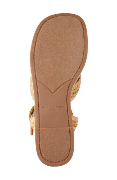 Marc Fisher Ltd Women's Payley Platform Wedge Sandal In Brown