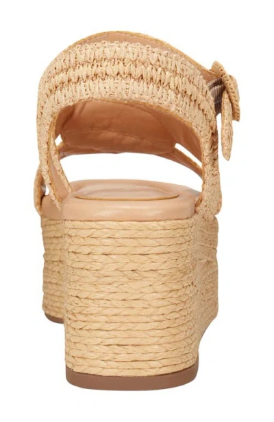 Marc Fisher Ltd Women's Payley Platform Wedge Sandal In Brown