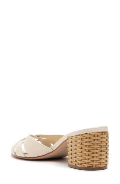 Schutz Keefa Straw Mule Heel In Beige, Women's At Urban Outfitters In Multi