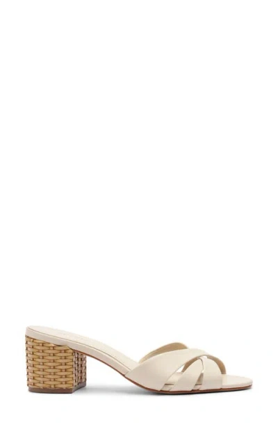Schutz Keefa Straw Mule Heel In Beige, Women's At Urban Outfitters In Multi