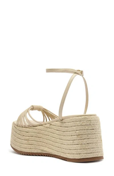 Schutz Livia Platform Wedge Sandal In Multi