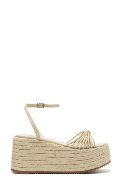 Schutz Livia Platform Wedge Sandal In Multi