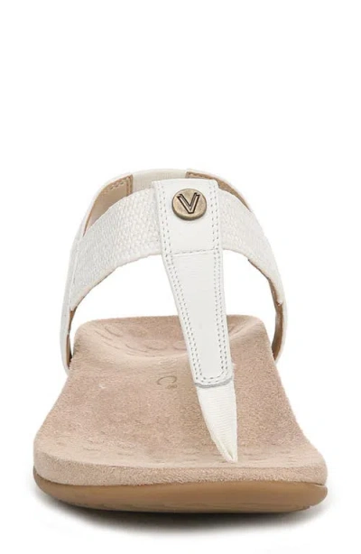 Vionic Brea T-strap Sandal In White