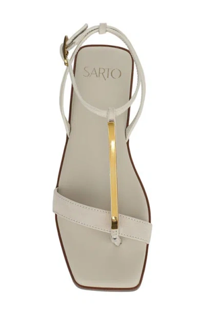 Sarto By Franco Sarto Logan Ankle Strap Sandal In Nude