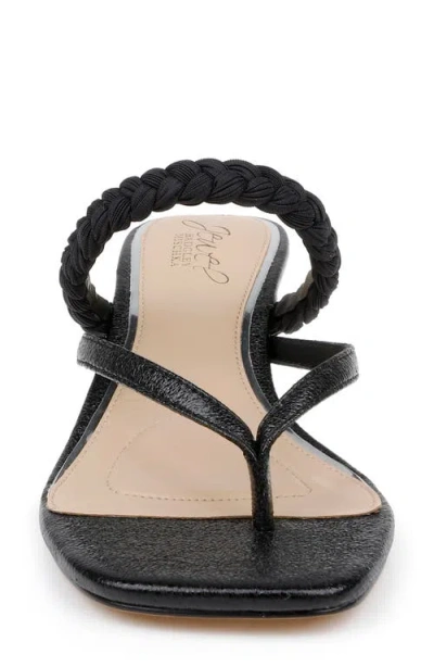 Jewel Badgley Mischka Women's Nadya Kitten Heel Sandals In Black