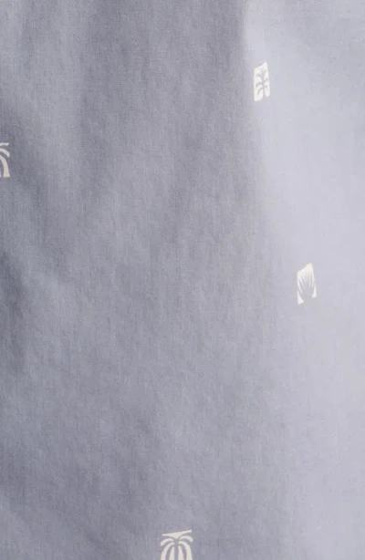 Travismathew French Rivera Short Sleeve Button-up Shirt In Gray