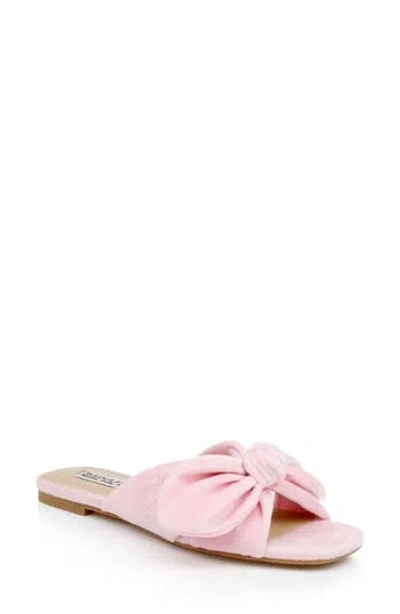 Badgley Mischka Collection Darla Slide Sandal In Pink
