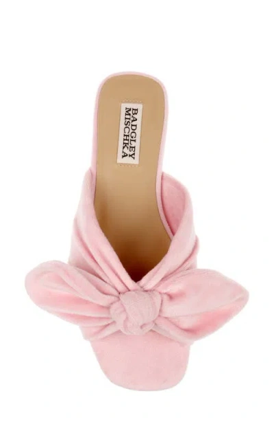 Badgley Mischka Collection Darla Slide Sandal In Pink