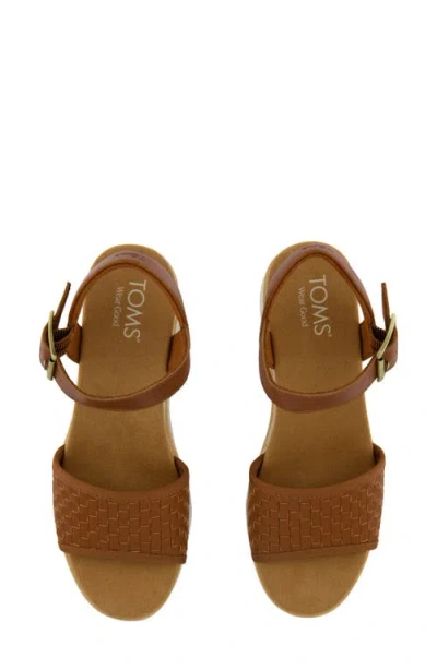 Toms Women's Diana Leopard Wedge Sandal - Grösse Eu 39 Sandalen In Brown