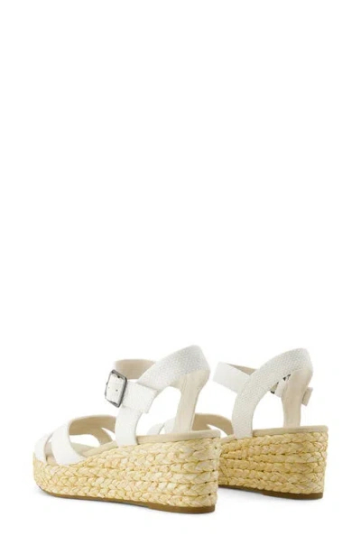 Toms Women's Audrey Espadrille Wedge Sandals In White