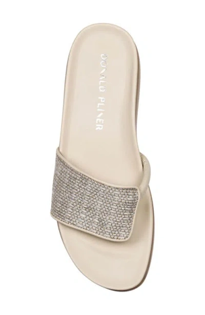 Donald Pliner Fifi Platform Wedge Flip Flop In Neutral