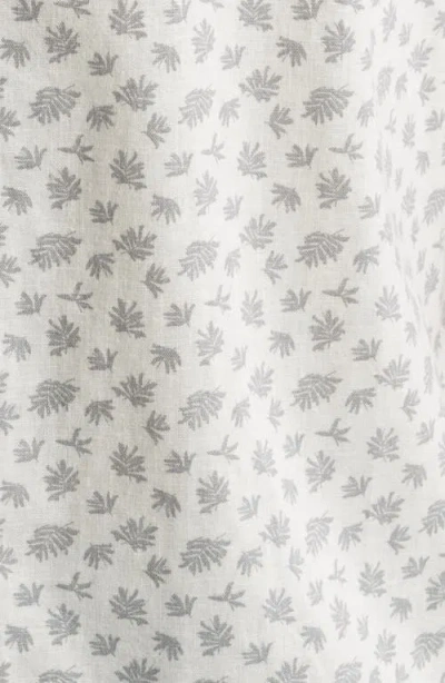 Rails Carson Short Sleeve Stretch Linen Blend Button-up Shirt In White