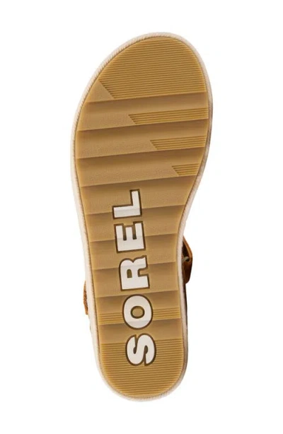 Sorel Cameron Flatform Sandal In Gold