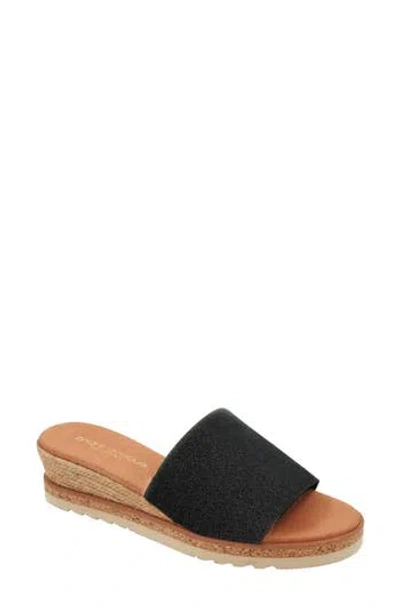 Andre Assous André Assous Nessie Platform Wedge Sandal In Black