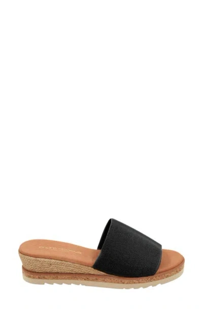 Andre Assous André Assous Nessie Platform Wedge Sandal In Black