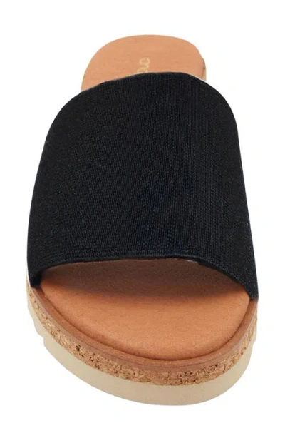 Andre Assous André Assous Nessie Platform Wedge Sandal In Black