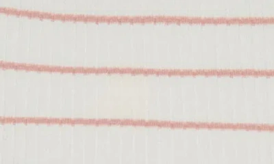 Tiny Tribe Stripe Rib Tank & Shorts Set In Pink