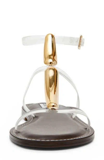 Steve Madden Alma Gladiator Sandal In Transparent