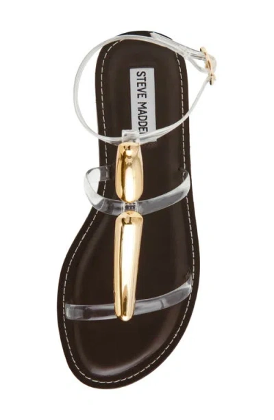 Steve Madden Alma Gladiator Sandal In Transparent