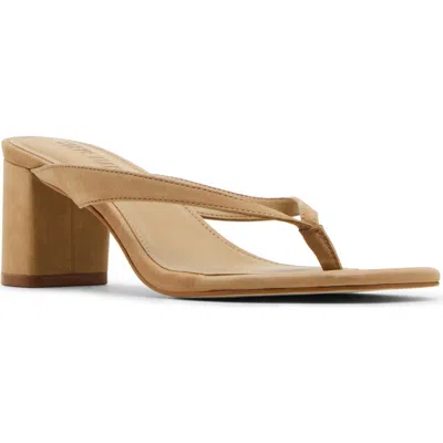 Steve Madden Dodie Block Heel Sandal In Brown
