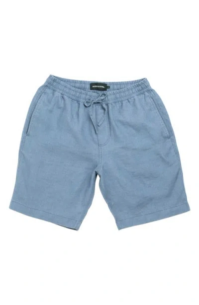 Rodd & Gunn Linen 9" Resort Short In Blue