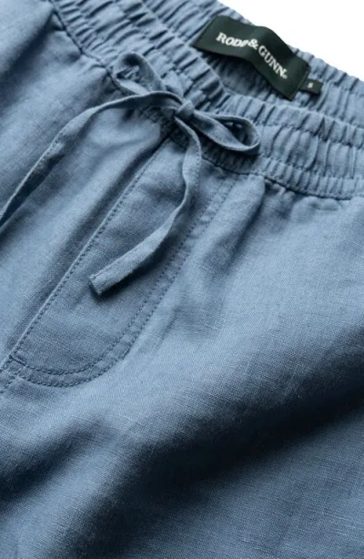 Rodd & Gunn Linen 9" Resort Short In Blue