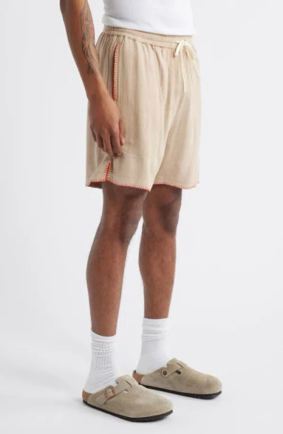 Standard Issue California Drawstring Shorts In Neutral