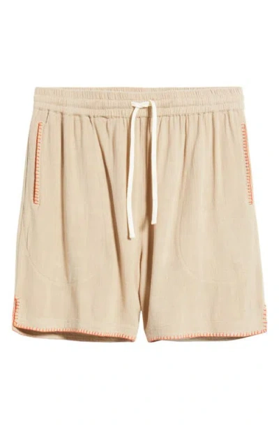 Standard Issue California Drawstring Shorts In Neutral