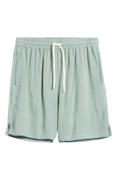 Standard Issue California Drawstring Shorts In Green