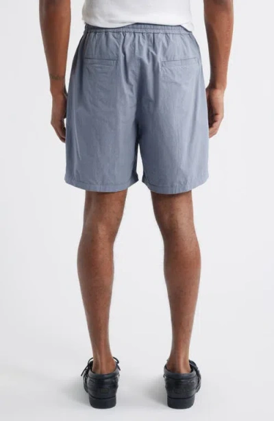 Standard Issue Camp Pleated Shorts In Gray