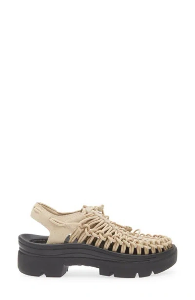 Keen Uneek Platform Sandal In Brown