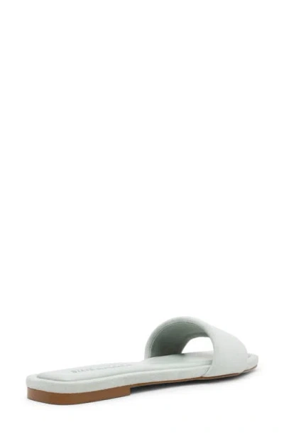 Steve Madden Lumina Slide Sandal In Green