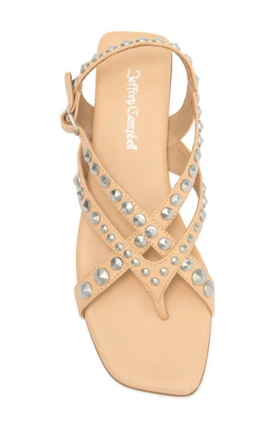 Jeffrey Campbell Xanthe Slingback Sandal In Silver
