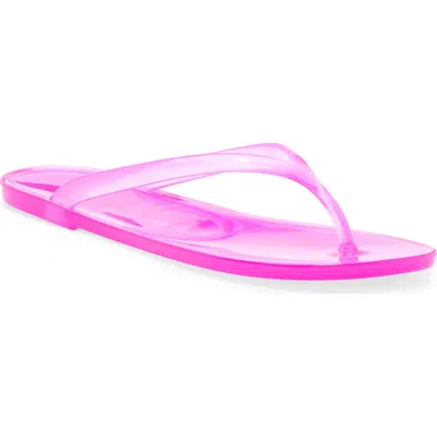 Jeffrey Campbell Beach Day Jelly Flip Flop In Purple