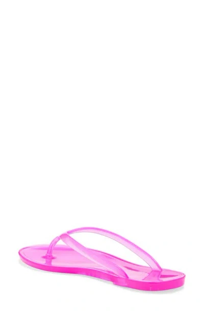 Jeffrey Campbell Beach Day Jelly Flip Flop In Purple