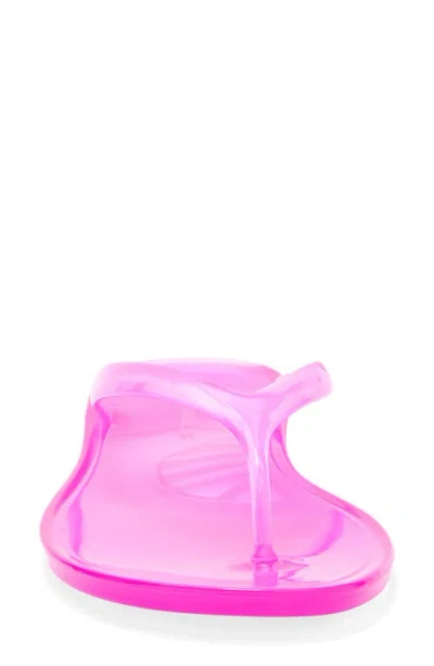 Jeffrey Campbell Beach Day Jelly Flip Flop In Purple